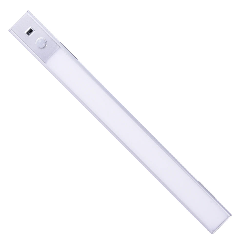 LED Closet Light Pir Motion Sensor Under Cabinet Light Super Bright USB Rechargeable Magnetic Adhesive Strip LED Night Lights