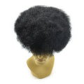Ventilated Base Toupee Afro Human Hair Wigs Short Kinky Curly Black Wig Men Afro Wig Full Lace Hair Replacement System