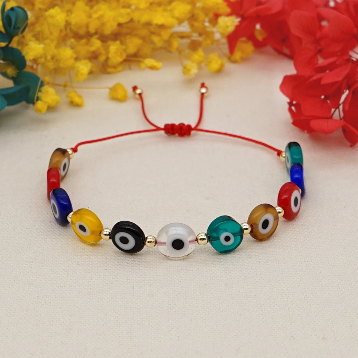 GO2BOHO  Turkish Evil Eye Beads Bracelet Handmade Trendy Fashion Bracelets for Women New in