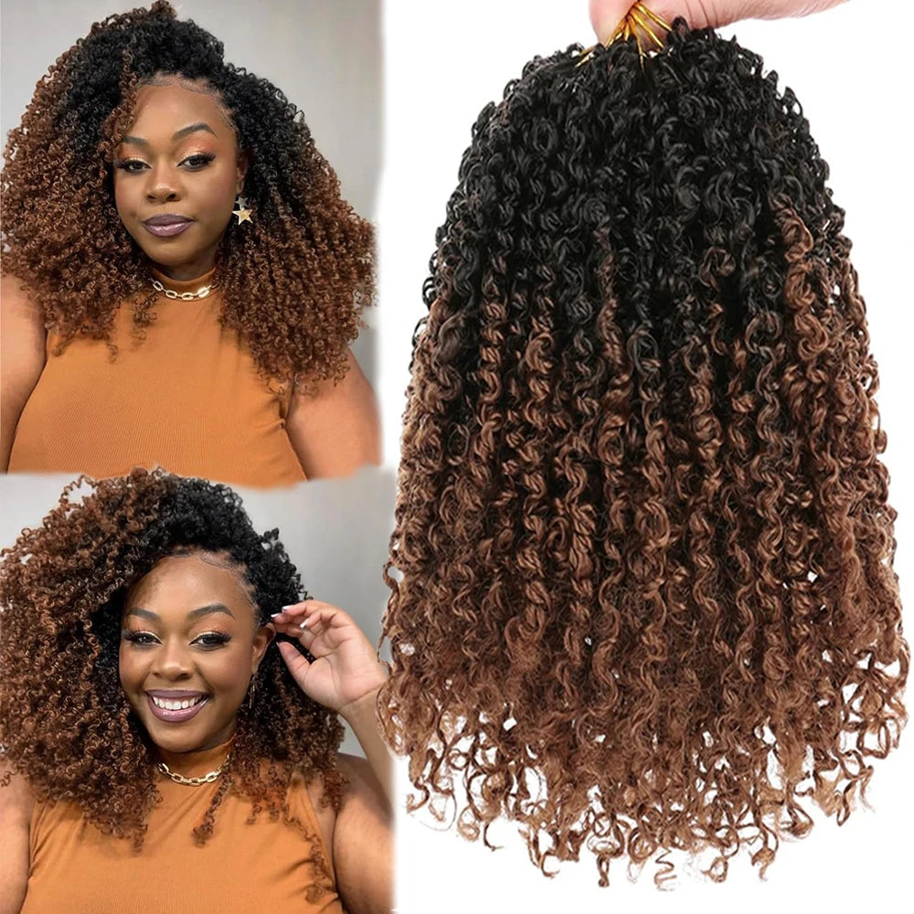 Yanky Twist Crochet Hair Pre Looped Mini Twist Micro Yaki Twist Synthetic Curly Crochet Hair Extensions for Black Women