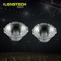 Ilenstech Elliptical Beam 30*45 Degree 11.5mm Dia PMMA Tir LED Lens for Wall-wash Light Wall-grazing Light