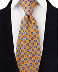 8cm Luxury Retro Men's Silk Ties Stripe Jacquard Necktie Cravat Groom Wedding Party Gift Wholesale Dropshiping Gifts for Men