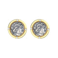 Bulk Wholesale Optional Fashion Ancient Gold Coin Stud Earrings Jewelry for Women Girls