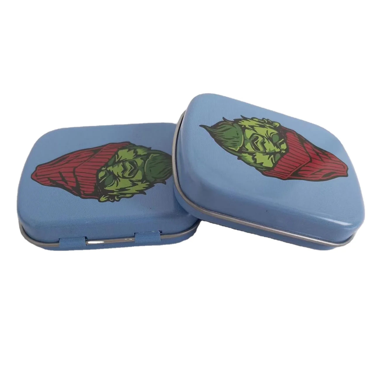 Food Safe Tinplate Empty Altoids Tin Box with Hinged Lid Custom Design Tableware Storage