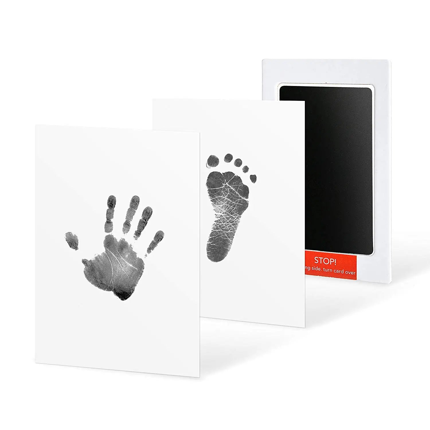 Baby Inkless Footprint Kit for Boys and Girls Hand and Foot Milestone Photo or Picture Frames Kit