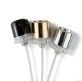 FEA15 Black Gold Crimpless Atomizer Sprayer Perfume Mist Spray Crimpless Pump with Over Cap