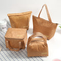 Waterproof Canvas Duffle Tote Bag with Dupont Food Paper Pearl Cotton Coated PP Webbing Handle for Shopping Grocery Picnic