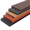 Hollow Wpc Decking Patio Composite Deck Board Capped Composite Synthetic Wooden Decking for Garden