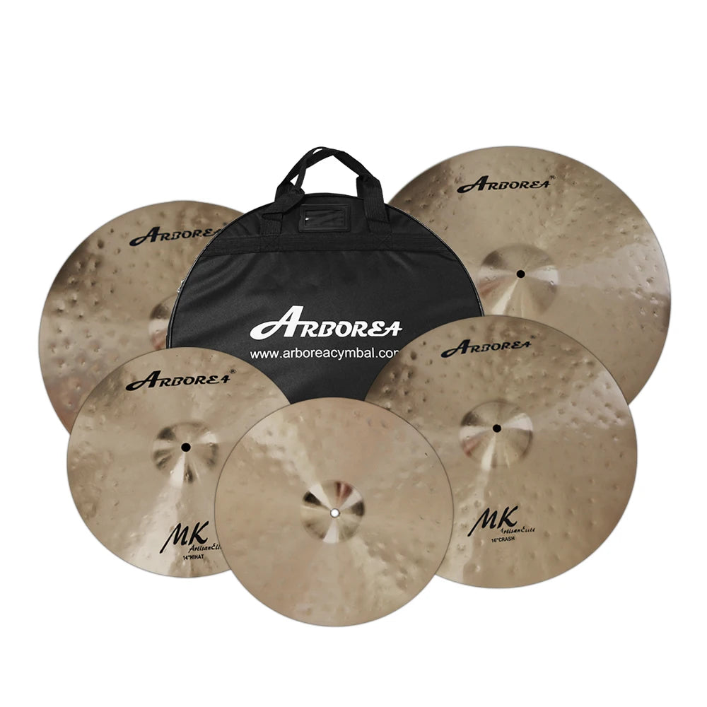 Arborea New Series B 20 Cymbal MK Cymbal Pack 14/16/18/20 Inch Plus Free Cymbal Bag Handmade Cymbal Percussion Instruments