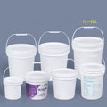 6Liter PP Plastic Bucket Drum Pails Container Bucket With Holder and Lid OEM Color Printing
