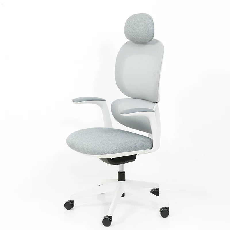 Modern Ergonomic Executive Mesh Fabric Lift Chair Office Recliner with Footrest Armrest