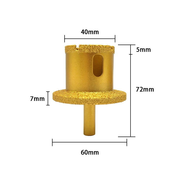DEYI Diamond Core Drill Bit 40/45# Diamond Grit for Angle Grinder Masonry Drilling Marble Ceramic Glass Basin Reamer