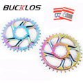 BUCKLOS MTB Chain Ring 32T/34T/36T/38T Round Chainwheel Offset 3mm/6mm Narrow Wide Bicycle Chain Ring
