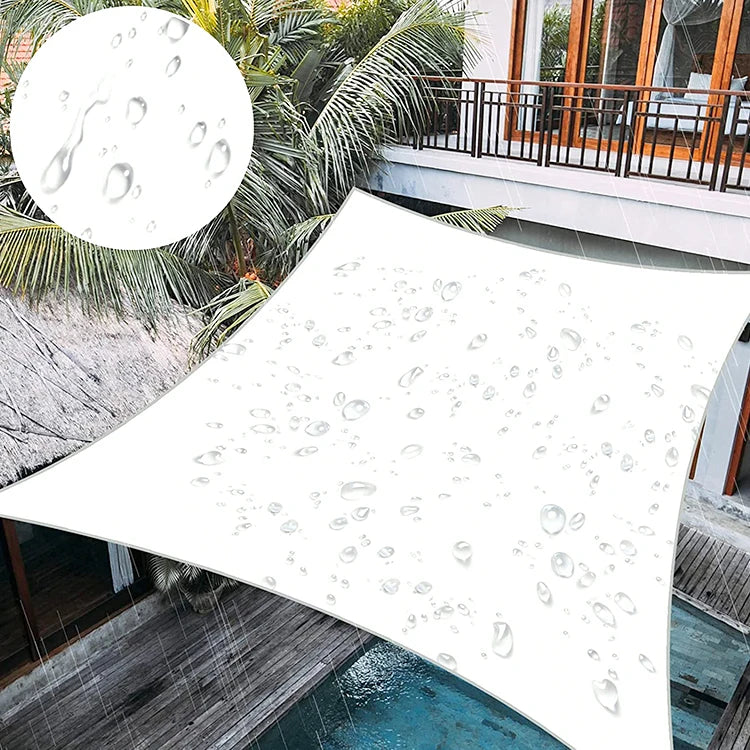 Waterproof Wholesale Outdoor Shade Sail AwningPergola Sail Shade 10ft X13ft Roof Shade Sails