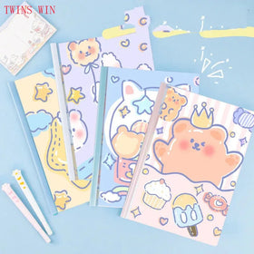 Cartoon Printed A4 Pull Rod Folder Document Bag 677