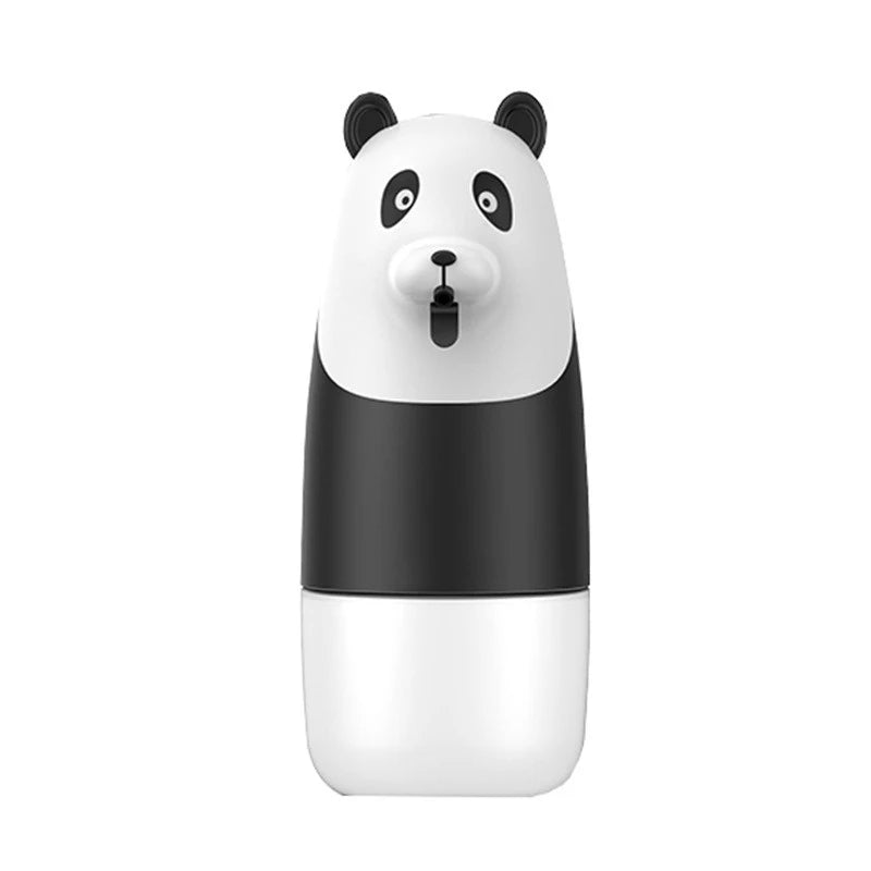 USB Chargeable Plastic Panda Shape Touchless Automatic Sensor Foam Soap Dispenser for Hotel Hospital & School Use
