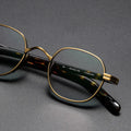 2023 Fashion Men's Eyeglasses Frames Pure Titanium Glasses Frame for Men Women Optical Prescription Myopia Eye Glasses CS132