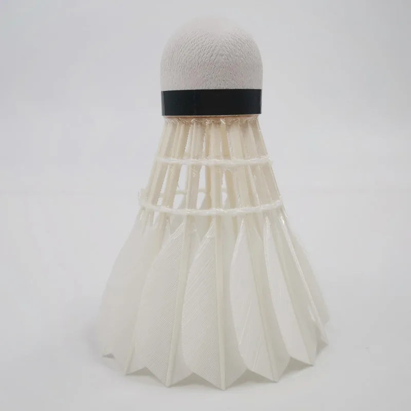 Top Quality Badminton Shuttlecock for Retail Class a Goose Feather for Tournament White Durable Super Feather Shuttlecock