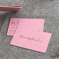 Soft Card Printing Hot Foil Design Business Cards Embossed Gold Foil Gift Vouchers Card Printing Logo Business Name Card