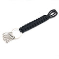 EDC Seven Core Umbrella Rope Mountaineering Survival Key Chain Outdoor Hand-woven Key Chain 5 Carabiner