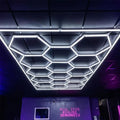 Hexagonal LED Workshop Light for Car Detailing & Polishing - Tool-Free Installation High Brightness