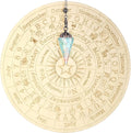 Witchcraft Altar Supplies Ouija Board and 7 Chakra Dousin Pendulum Board for Divination Weeping Dousse
