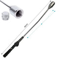 Premium Adjustable Stainless Steel Shaft Golf Tempo Swing Training Aid Adjustable Weighed Head for Strength Grip Power Accuracy