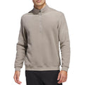 OEM Custom Men's Solid Spring Terry 1/4 Zip Breathable Pocket Stand Collar Ribbed Cuffs Golf Pullover