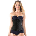 Plus Size Gothic Corset Underbust Bustier Top 26 Steel Bones Hourglass Corset Corselet Steampunk Slimming Waist Belt Body Shaper