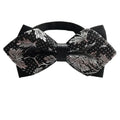 Men's Double-Layer Jacquard Paisley Pattern Tie Formal Suit Accessory Polyester Material