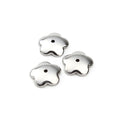Fashion Stainless Steel Flower Bead Spacer for Jewelry Making Charms Necklace Accessories