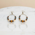 Popular Bohemian Hollow Metal Fashion Geometric Earrings Retro Ethnic Style Jewelry