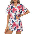 Smooth Touch Women Sleepwear Two Pieces Summer Pajama Sets Short Sleeve Top With Bottoms Colorful Factory Price Pajama 2 PCS