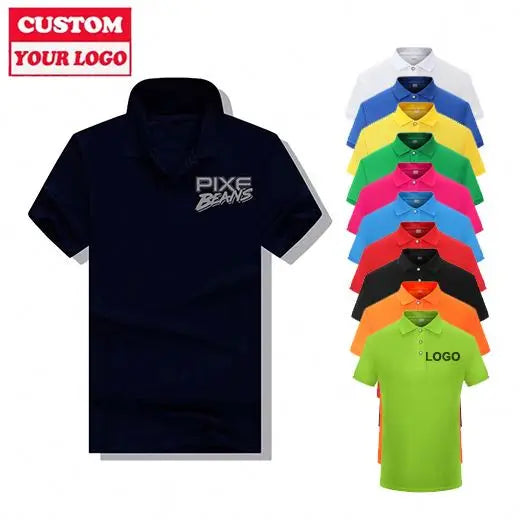 92% Polyester 8% Spandex Sublimation Sports Golf Men Shirts With Log Mens T-Shirt Custom Make Oem Quick Dry Polo Shirt Quick