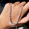 Luster Factory Price Moissanite Ball Round Stone Beads String  Moissanite Beads for Jewelry
