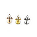 2023 Stainless Steel Gold Plated Fashion Jewelry Three Flower Zircon Pierced Ear Lip Nail Body Piercing Earring