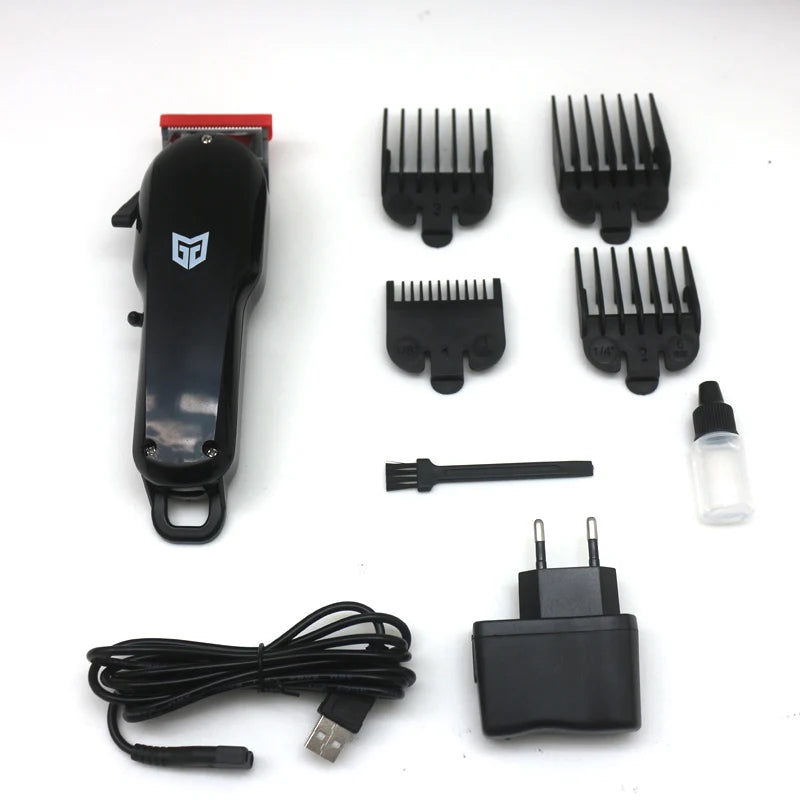 Professional Salon Electric Clipper Rechargeable Hair Clipper Beard Trimmer