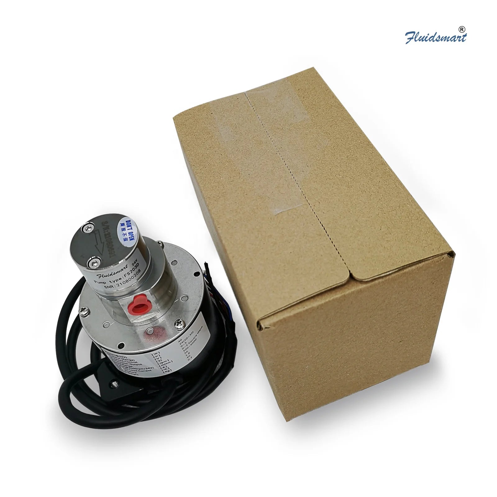 Fluidsmart FSG203D Stainless Magnetic Drive Micro Gear Pump Oil Free Small Vacuum Pump Brushless Water Pump