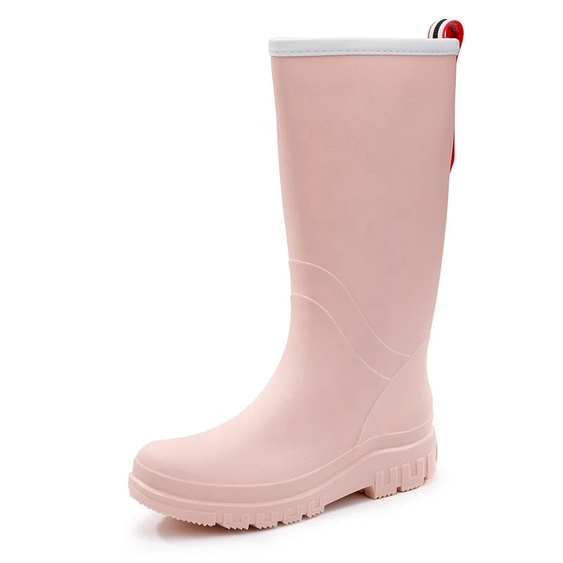 GUYISA  Dynamic Waterproof Soft High-top PVC Rain Boots