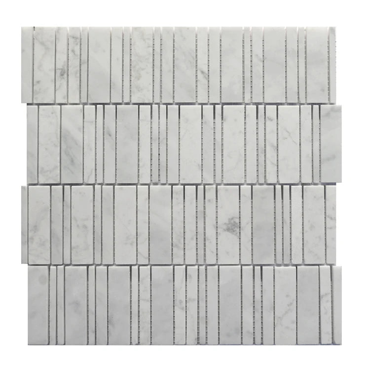 Chinese Suppliers Wholesale Modern Style Living Room Kitchen Backsplash White Family Marble Tiles