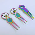 OEM Factory Price Custom Logo Golf Divot Tools With Removable Ball Marker