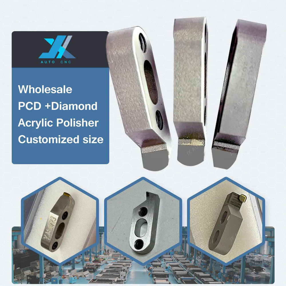JX Hot Sale Diamond PCD Milling Finishing Tool Acrylic Polishing Cutters for Acrylic