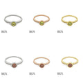 Wholesale Engagement Ring Silver Rings Color Cubic Zirconia  Jewelry for Women