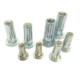 3/8 M6 Steel Blind Rivet Nut Inserts Plus Rivet Nuts 4 Split Leg