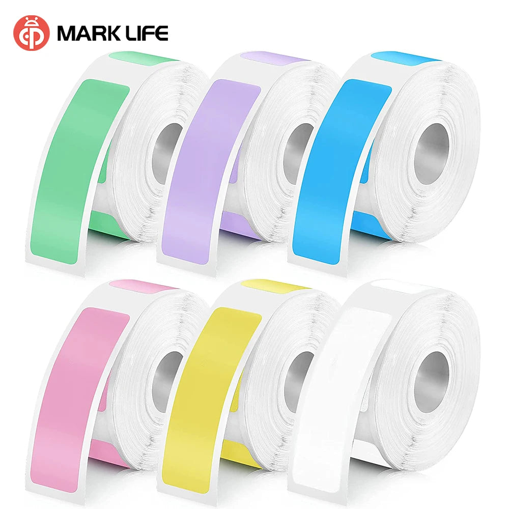 Marklife Thermal Self-Adhesive Blank Label 12*40mm Barcode Code Sticker for Supermarket Medicine Pet Food Bread
