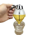 Hot Selling 200ml Acrylic Honey Dispenser Honey Jar Container for Spice Pot Jam coffee Syrupjuice Dispenser Packaging