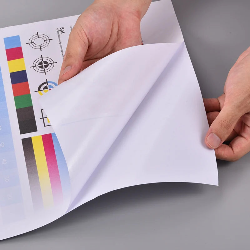 Hot Sale China A4 Self-Adhesive Writing Paper Single Sided Acrylic Water Activated for Laser Printing Made Polyester Warning Use