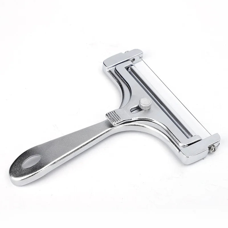 Adjustable Thickness Metal Cheese Slicer Cross-Border for  Kitchen Gadgets for Cutting Butter Cheese & Scraper