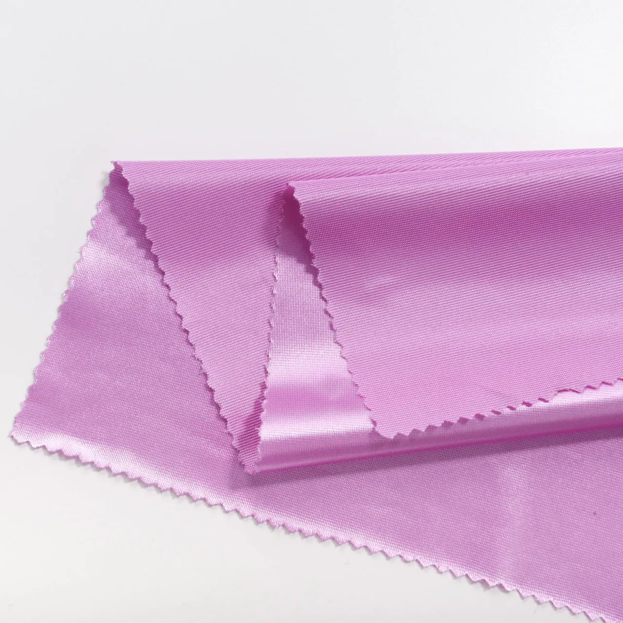 Factory Wholesale 4 Way Stretch Satin Knit Fabric High Stretch Polyester Spandex Breathable Swimwear Sportswear Lingerie Plain