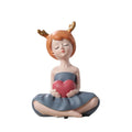 New Miniature Fairies Figurines Car Dashboard Decor Accessories Girl Resin Sculpture Desktop Decor